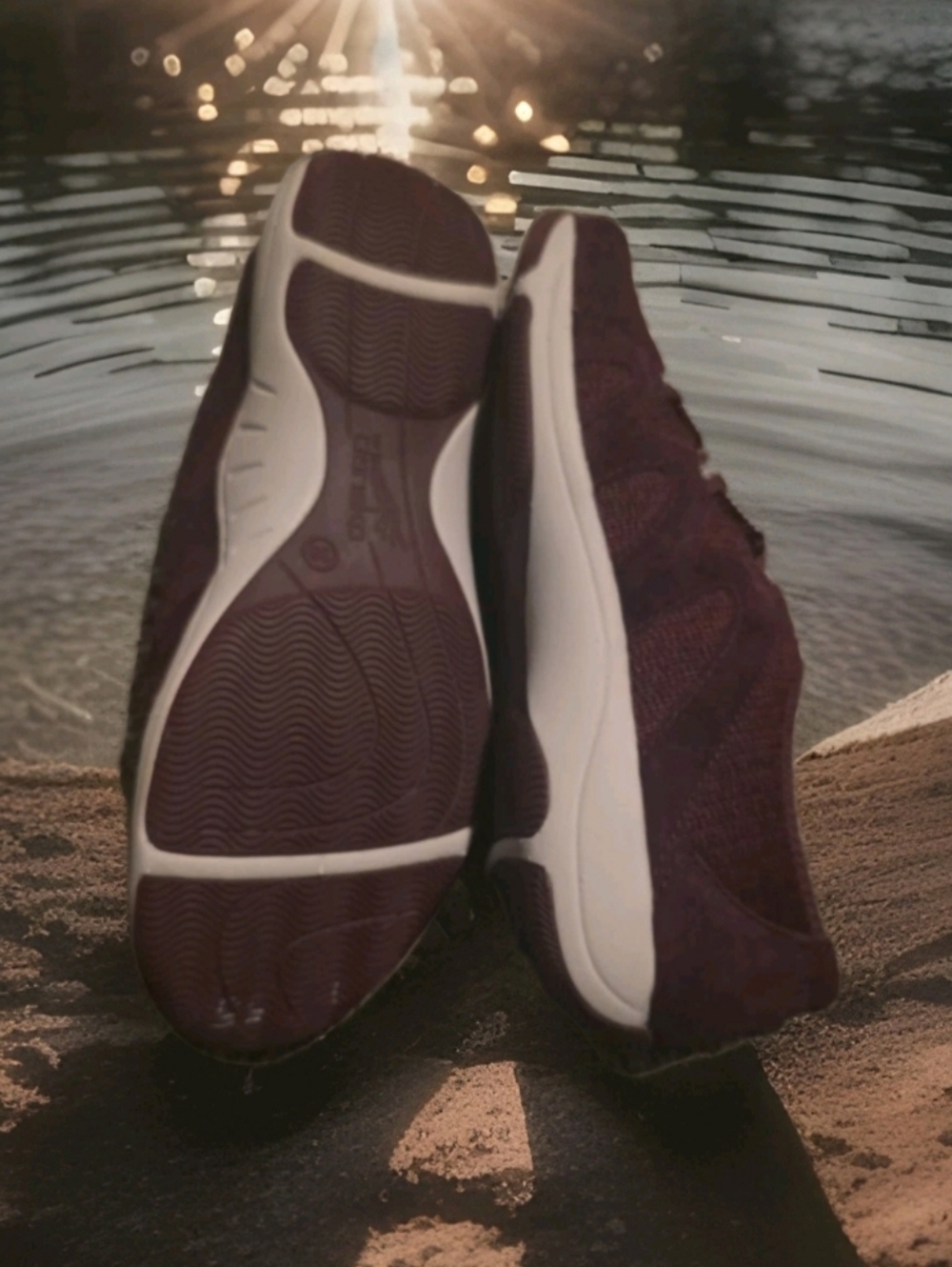 DANSKO Womens Holland Wine Suede& Mesh Sneaker EU 38 US 7.5. - Picture 4 of 5